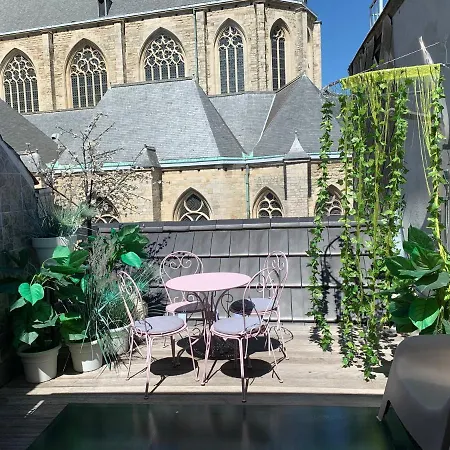Wellness Loft With Sauna, Jacuzzi, Roof Terrace & Amazing View * Antwerp